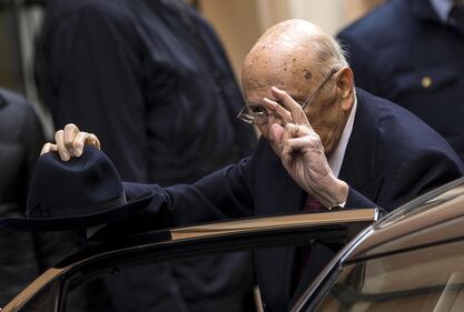 Napolitano lascia il Quirinale 2