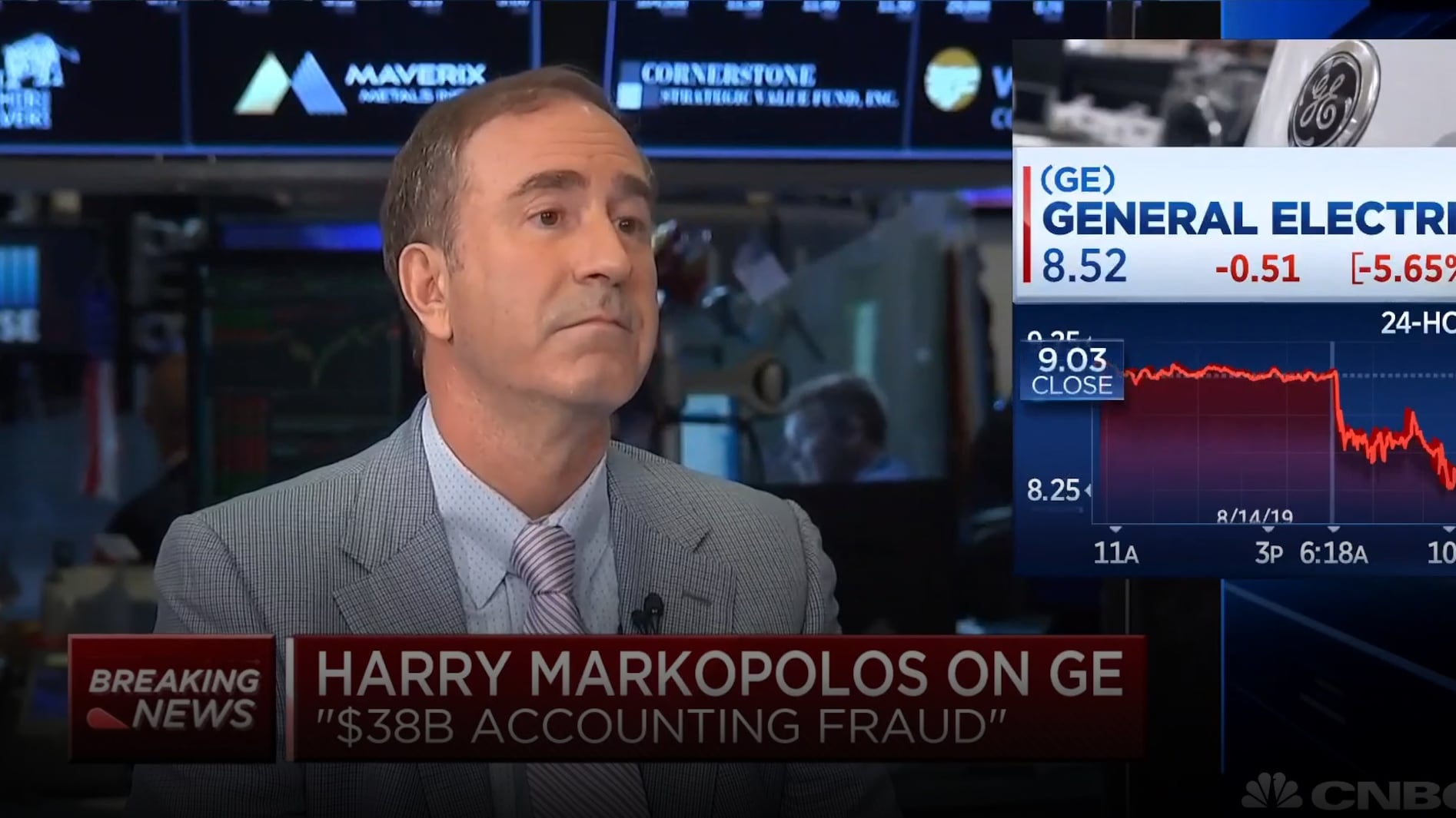 L'accusatore del caso Madoff ora attacca General Electric