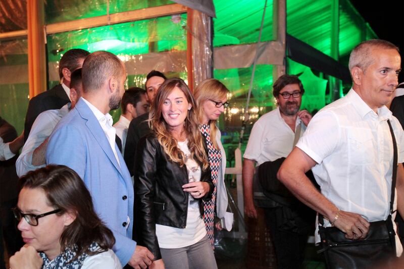 Il ministro Boschi al Pride Village di Padova 1
