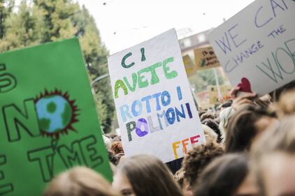 Fridays for future a Milano: la protesta degli studenti 1