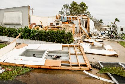 La devastazione dell'uragano Ian: le immagini dalla Florida 6