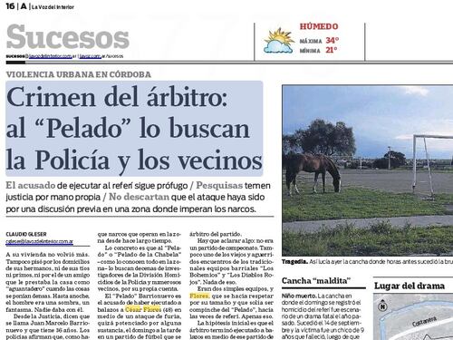 In Argentina un calciatore uccide l'arbitro per un cartellino rosso