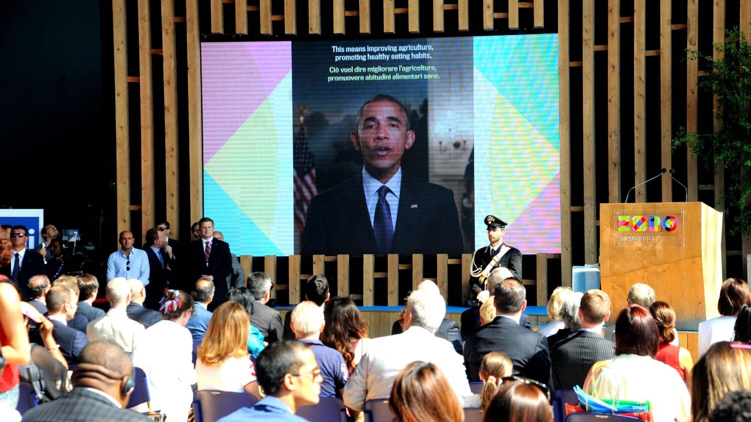 Video messaggio di Obama: "Ognuno di noi ha diritto al cibo, ciao e congratulazioni a Expo"