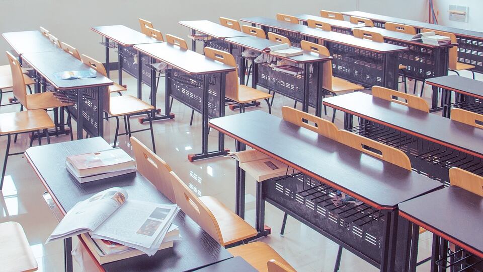 L'oltraggio ai poliziotti: si affaccia alla finestra della scuola, poi gli insulti