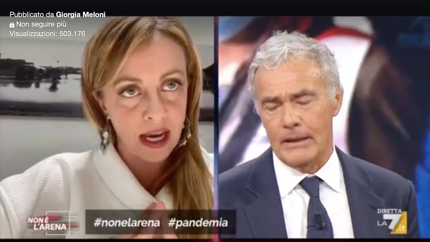 Coronavirus, Meloni: "A me non mi fregano. I cinesi ci hanno portato il virus"