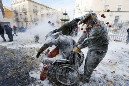Spagna, la "battaglia degli infarinati" 17