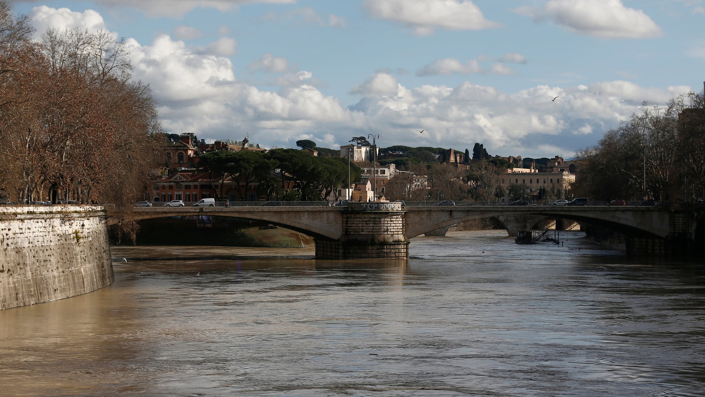 Cade dal ponte a Roma. Un volo di venti metri per scattare un selfie