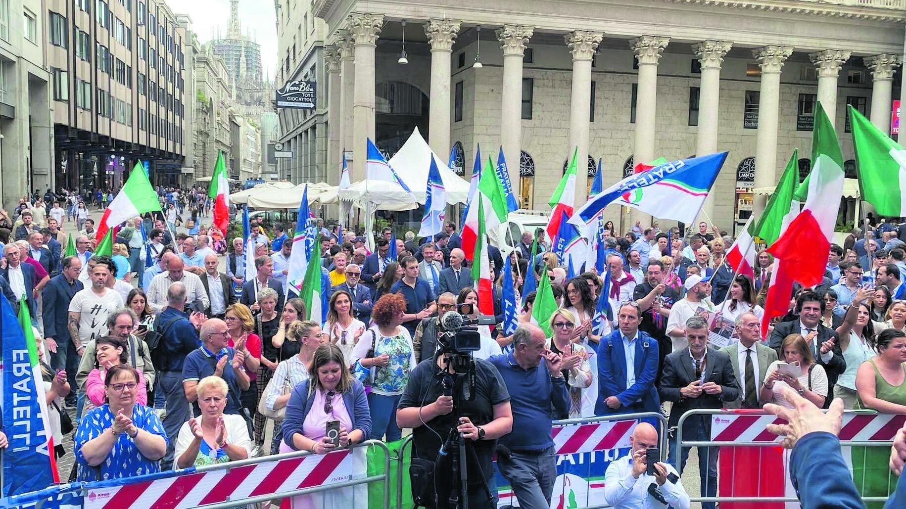 Fdi vede il trionfo al Nord. "Strappare Milano al Pd"