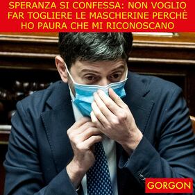 Ecco la satira del giorno. Speranza si confessa 1