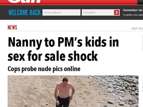 Scandalo per Cameron La porno baby sitter finisce sui siti hard