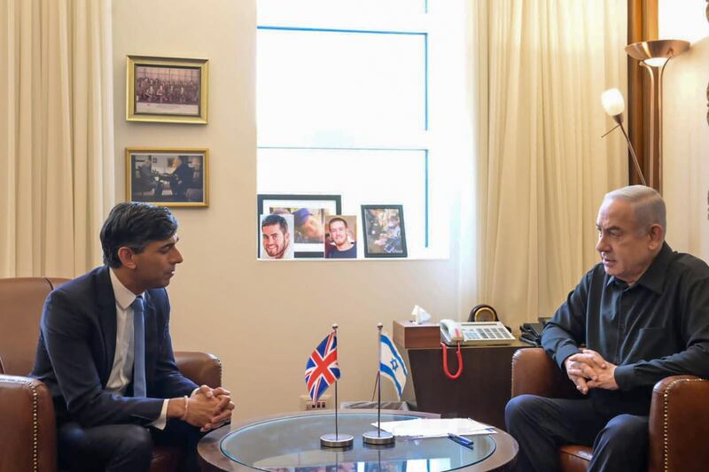 Netanyahu e Sunak