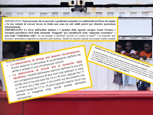 "Se lo dici non avrai asilo...". Così le Ong "istruiscono" i migranti