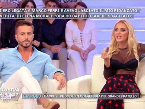 Elena Morali e Marco Ferri: lite a Pomeriggio 5
