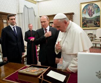 Putin in Vaticano: faccia a faccia col Papa 1