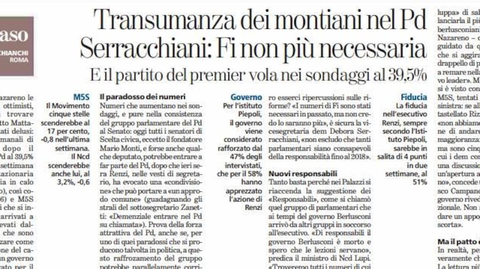 I giornali amici sdoganano la campagna acquisti