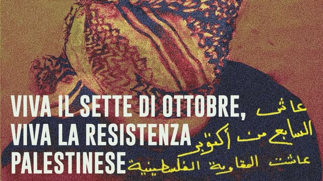 "Manifestazione vietata", "Ci vediamo in piazza". La minaccia dei Giovani Palestinesi per il 7 ottobre