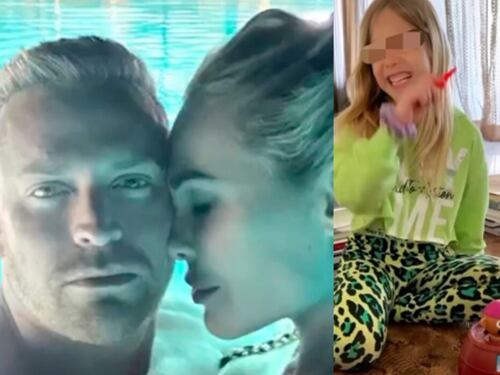 Bastian, prove da papà per l'imprenditore con la piccola figlia di Ilary Blasi