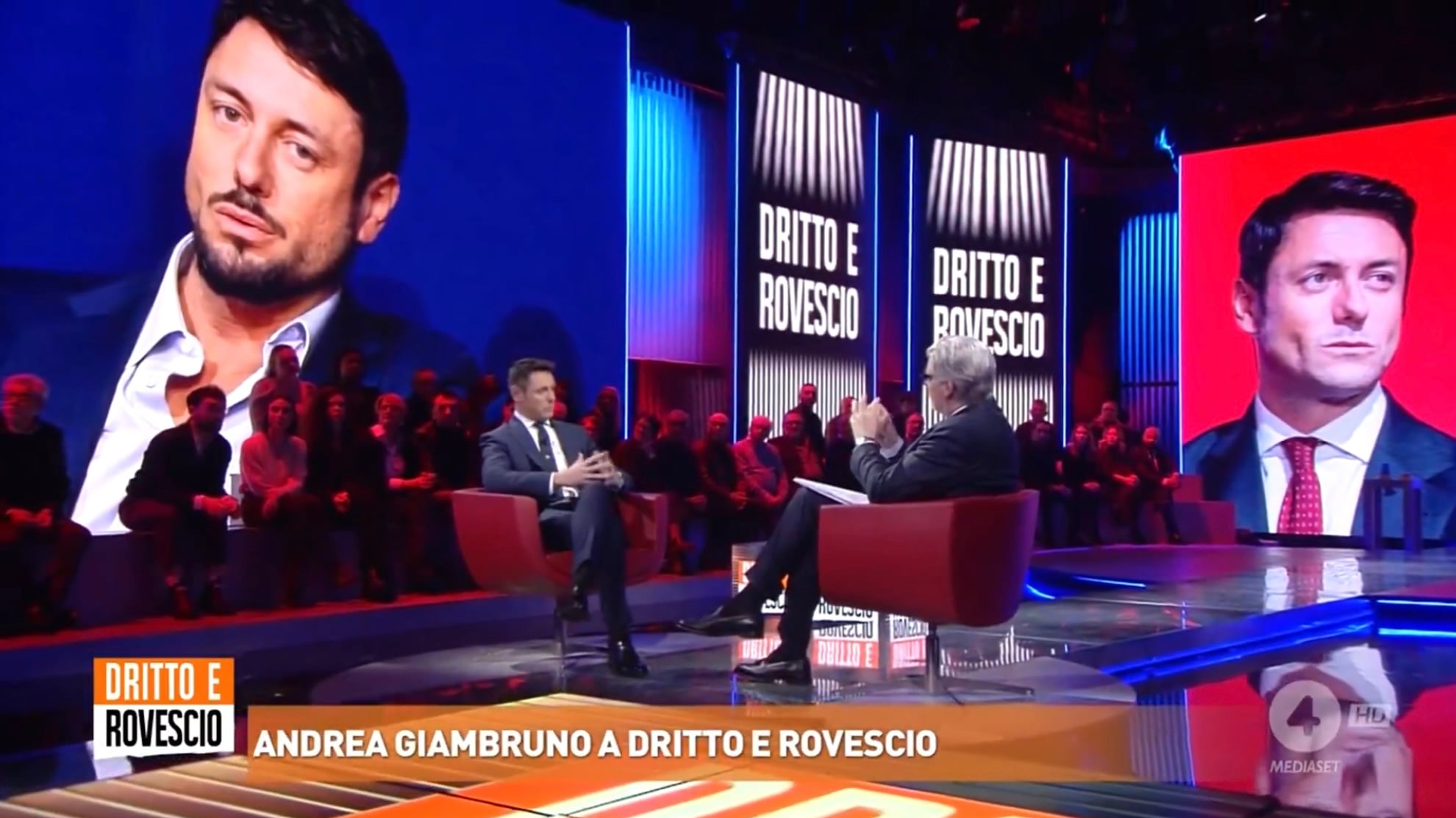 Giambruno in tv da Del Debbio: "Avrei dovuto proteggere una donna e non l'ho fatto"
