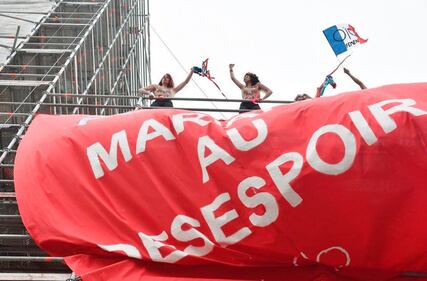 Femen contro la Le Pen