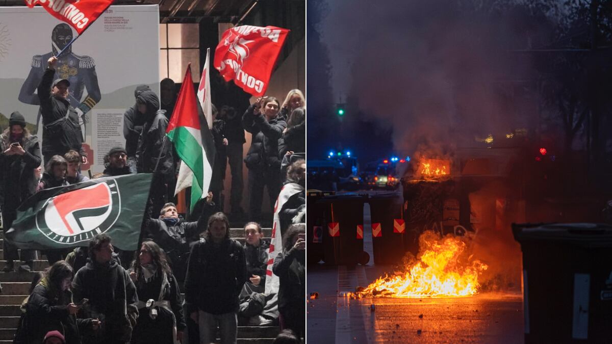 "Fuori le truppe di occupazione". Askatasuna in piazza: guerriglia a Torino. Bombe carta contro la polizia