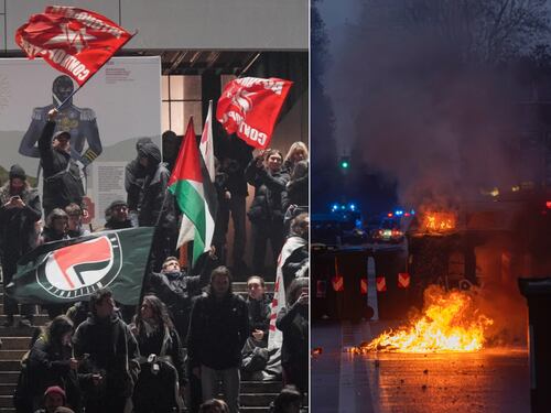 "Fuori le truppe di occupazione". Askatasuna in piazza: guerriglia a Torino. Bombe carta contro la polizia