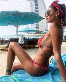 Melissa Satta, l'allenamento è sexy 8