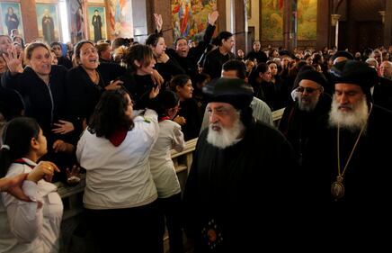 I funerali dei cristiani uccisi ad Alessandria 3