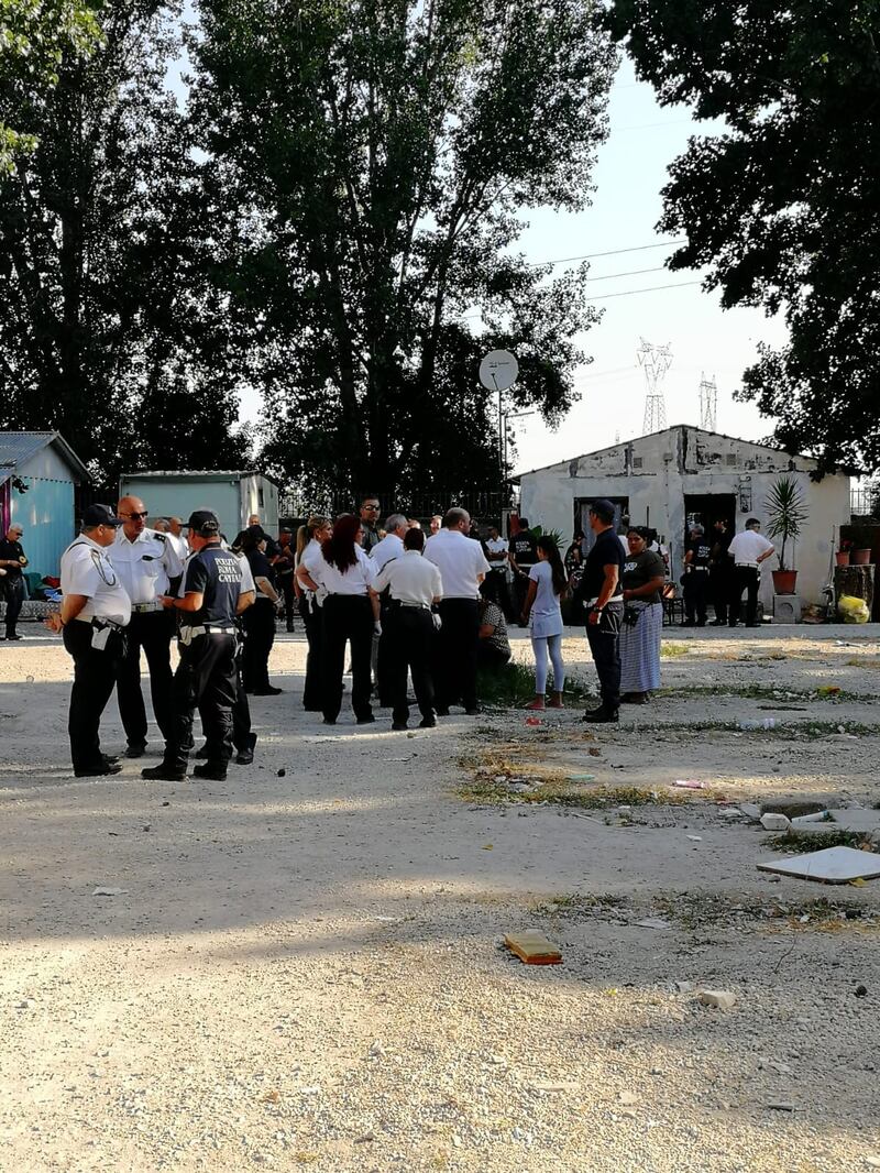 L'intervento della Polizia Locale al Camping River 10