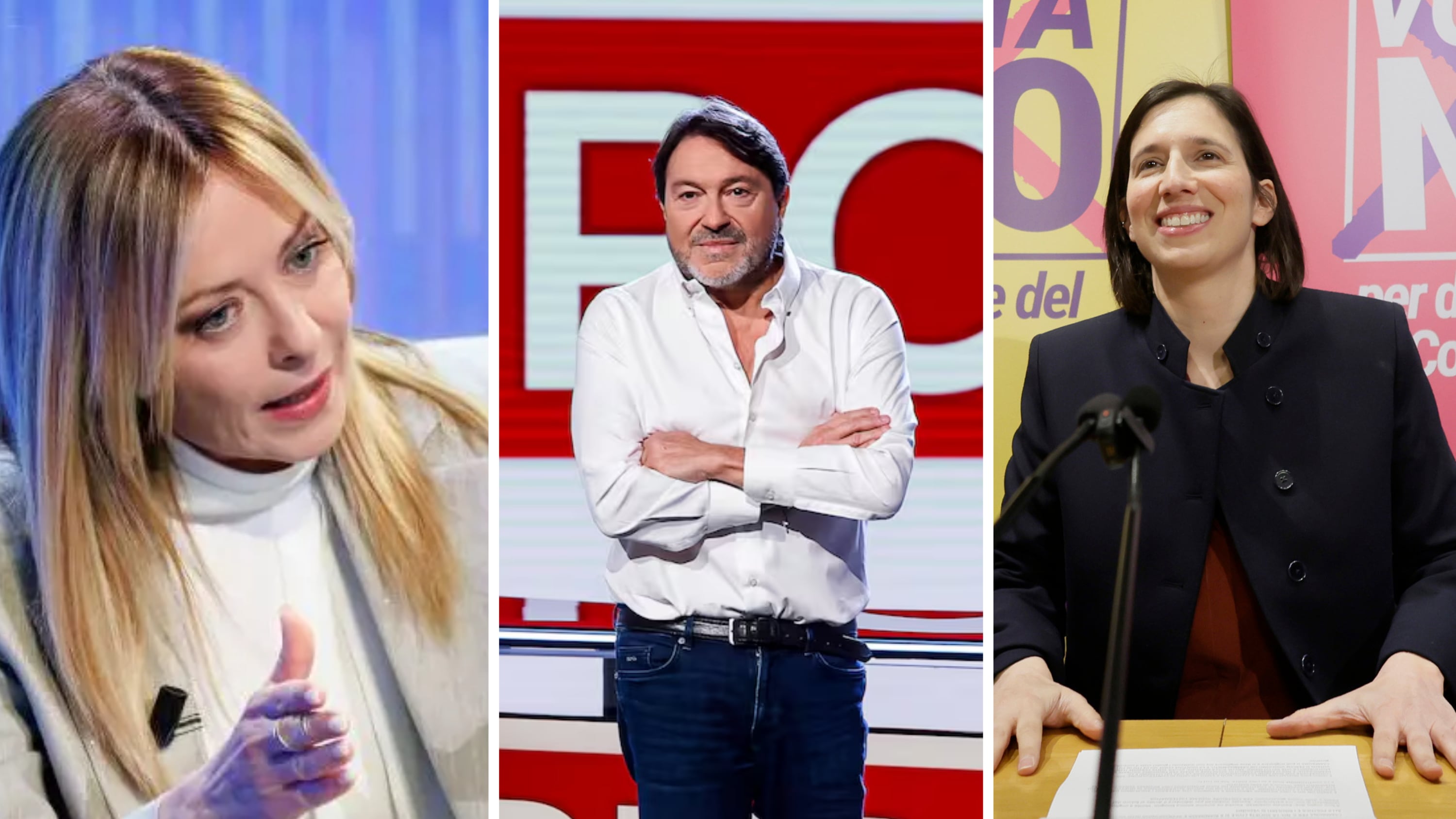 Meloni, Ranucci e Schlein