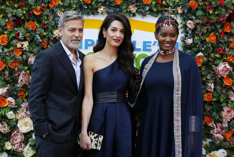 George Clooney e Amal: red carpet nel cuore di Edimburgo 8