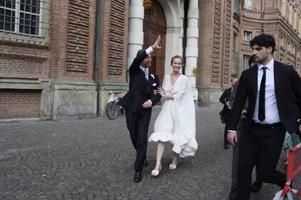 Le nozze di Eva Herzigova con Gregorio Marsiaj 16