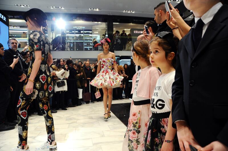 Dolce & Gabbana, sfilata alla Rinascente 8