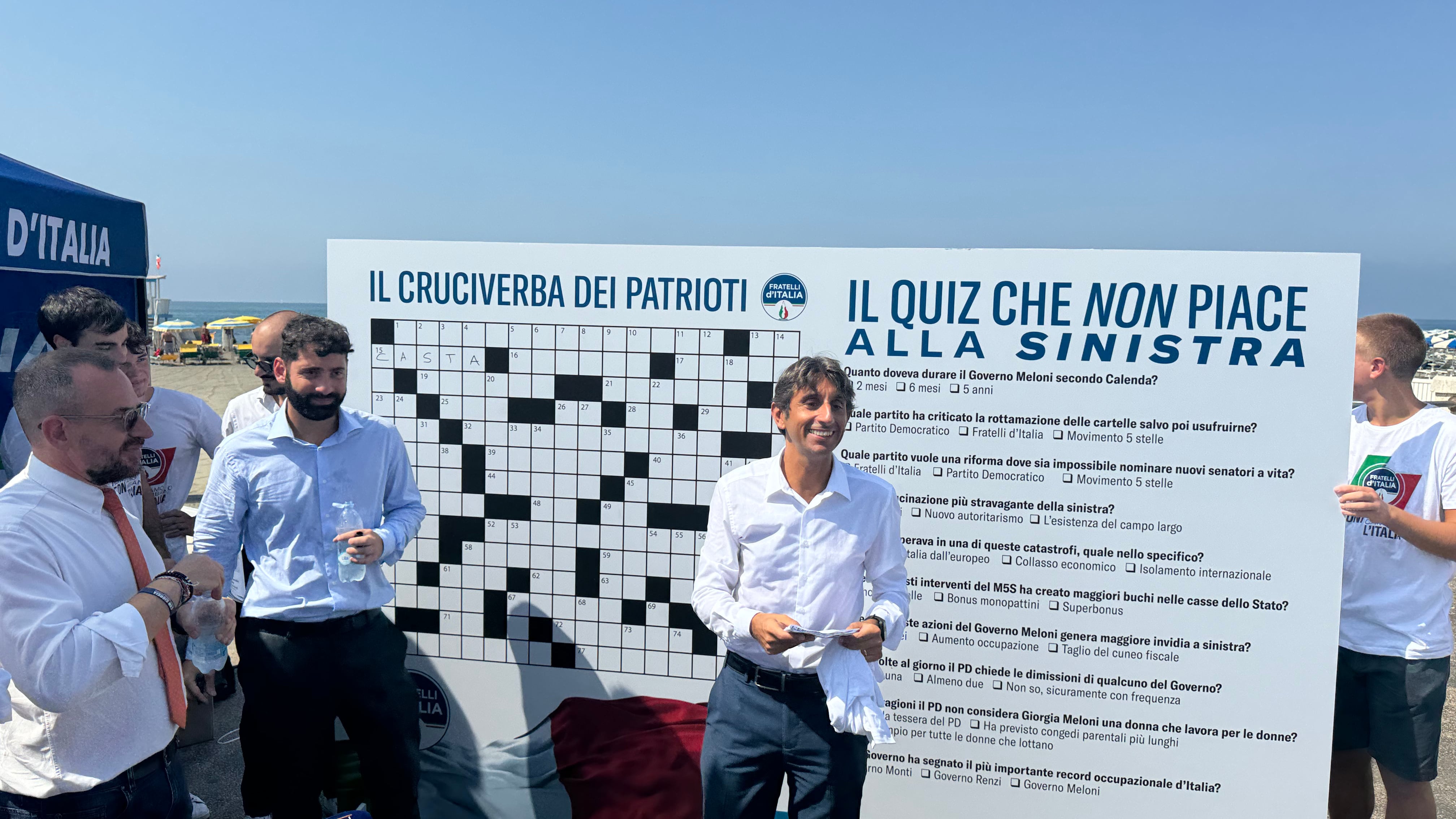 "Stiamo cambiando l'Italia". Al via il tour nelle spiagge di Fratelli d'Italia