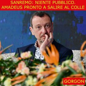 Ecco la satira del giorno. Amadeus pronto a lasciare Sanremo 1