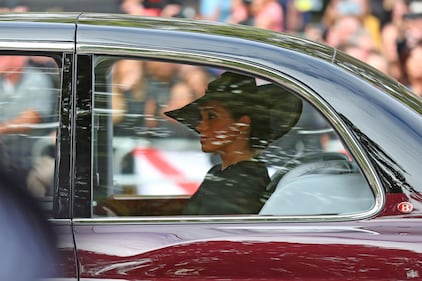 William, Kate, Harry e Meghan al funerale della regina Elisabetta 14