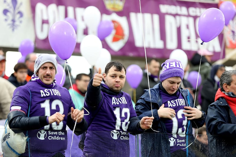 L'omaggio della Fiorentina a Davide Astori 10