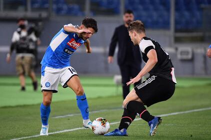 Le immagini della "strana" finale di Coppa Italia Napoli-Juventus 11