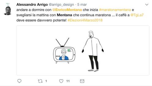 Enrico Mentana, meme e battute social 5
