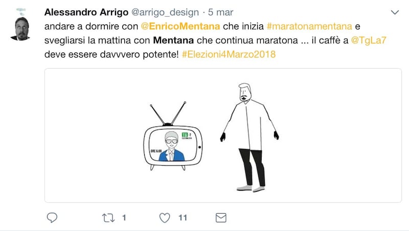 Enrico Mentana, meme e battute social 5