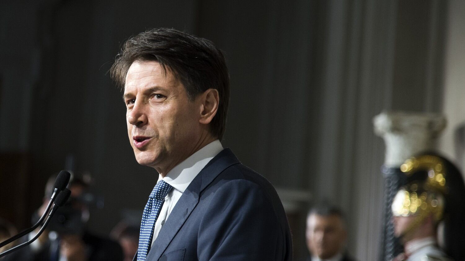 Il premier incaricato Conte: "Governo del cambiamento"