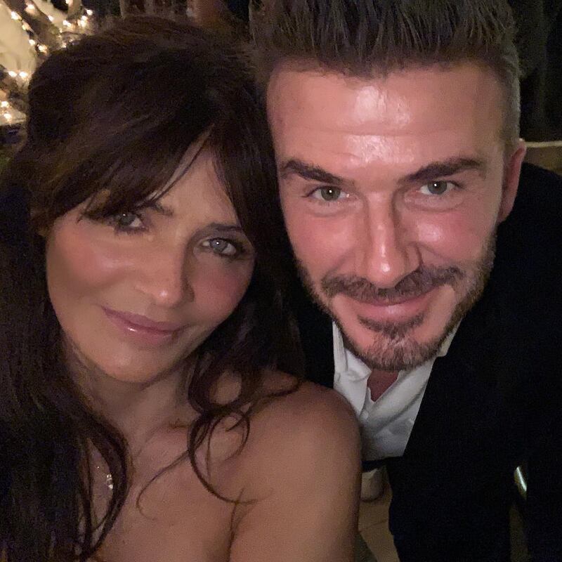 Helena Christense posa hot su Instagram per un sexy book fotografico d'autore e pubblica un suo scatto con David Beckham 1