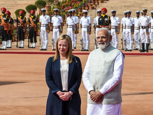 Meloni punta sull'India di Modi per favorire la pace in Ucraina