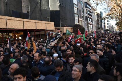 La protesta contro Trump per le strade di Istanbul 4