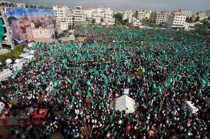 Anniversario di Hamas Palestina in strada 4