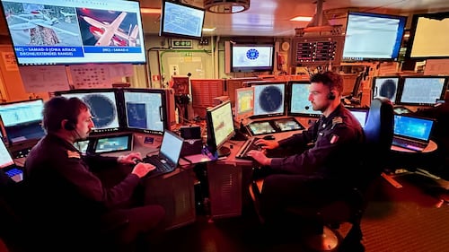 Centrale operativa di combattimento sul Duilio