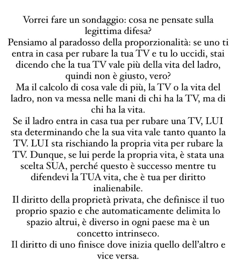 Francesco Facchinetti su Instagram