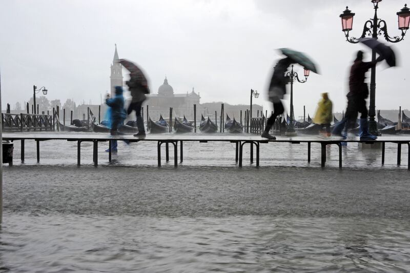 Acqua alta a Venezia 7
