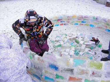 Un igloo fai da te: la creazione di Daniel Gray 7