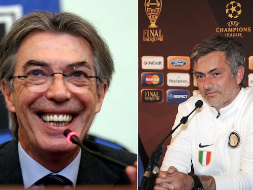 Moratti su Mourinho: "Non me lo aspettavo, conoscendolo so quanto sarà furioso"
