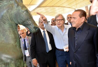 Expo, Berlusconi visita la mostra "I Tesori d'Italia" 7